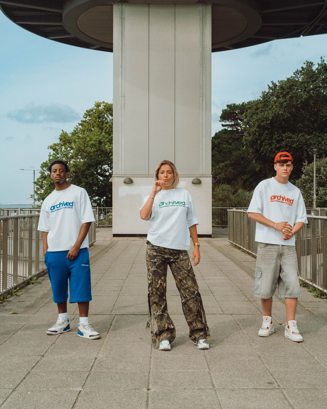 Archived Tee In Blue